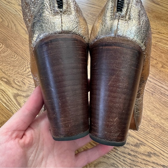 Rag & Bone Newbury Metallic Leather Ankle Boot—8 - Picture 9 of 16